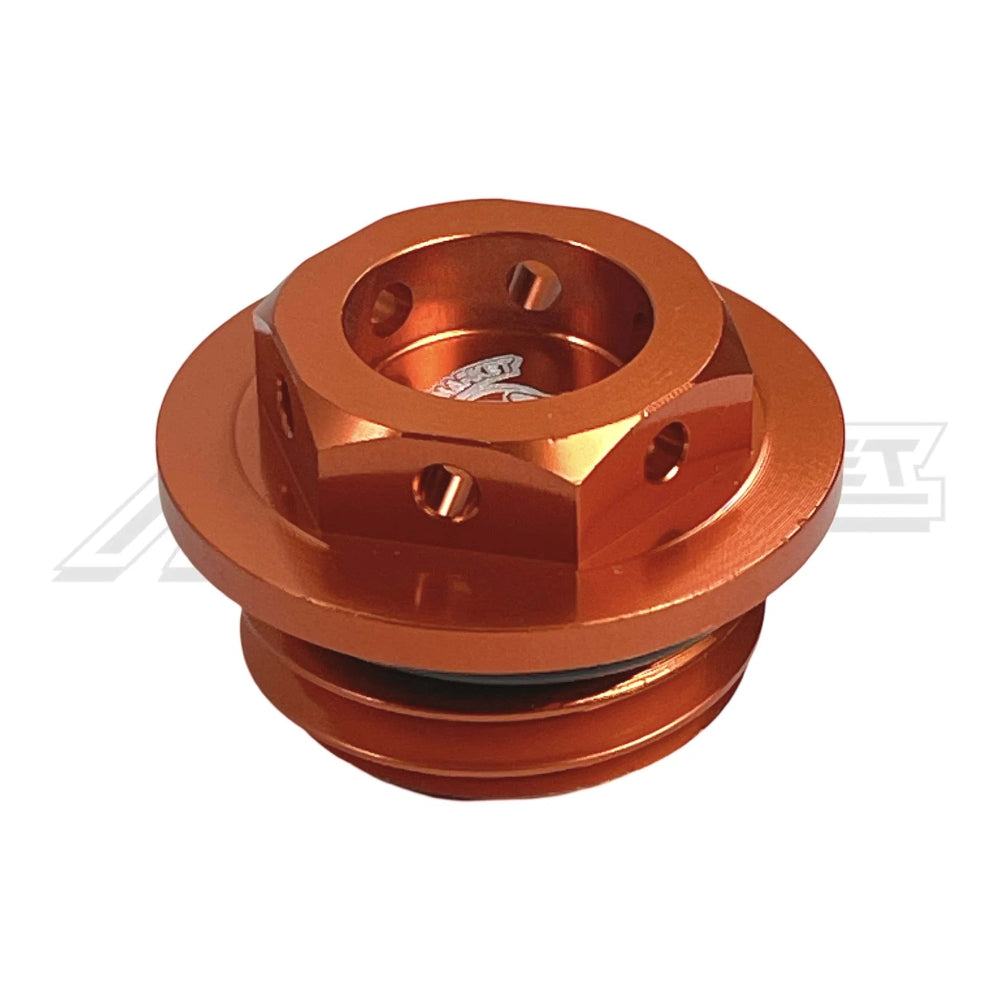 Aftermarket Minis - KTM/Husqvarna/Gas Gas 50-65cc Billet Oil Fill Cap - Orange - Aftermarket Minis