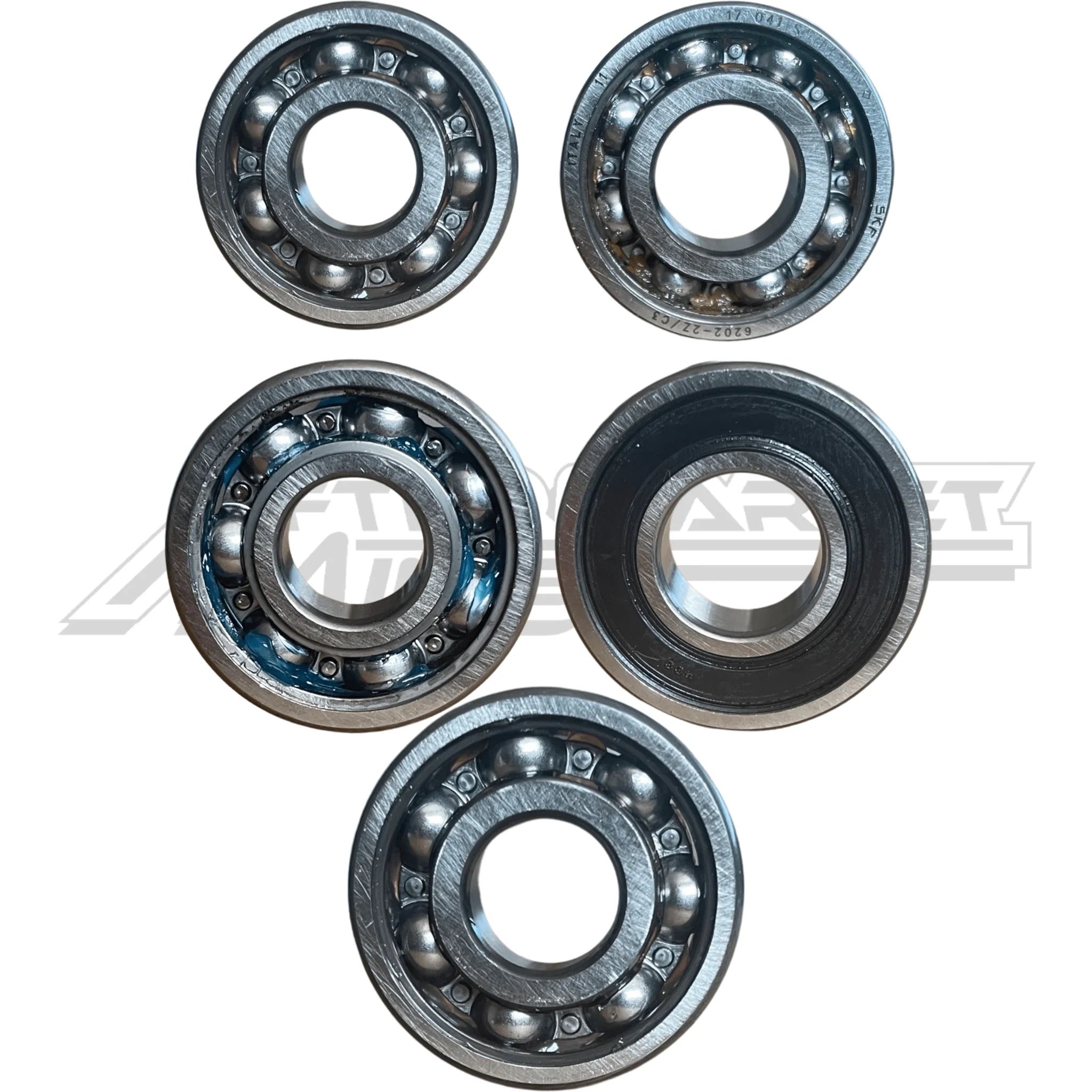 Aftermarket Minis - Yamaha PW50 Drive Shaft and Rear Wheel Bearing Kit