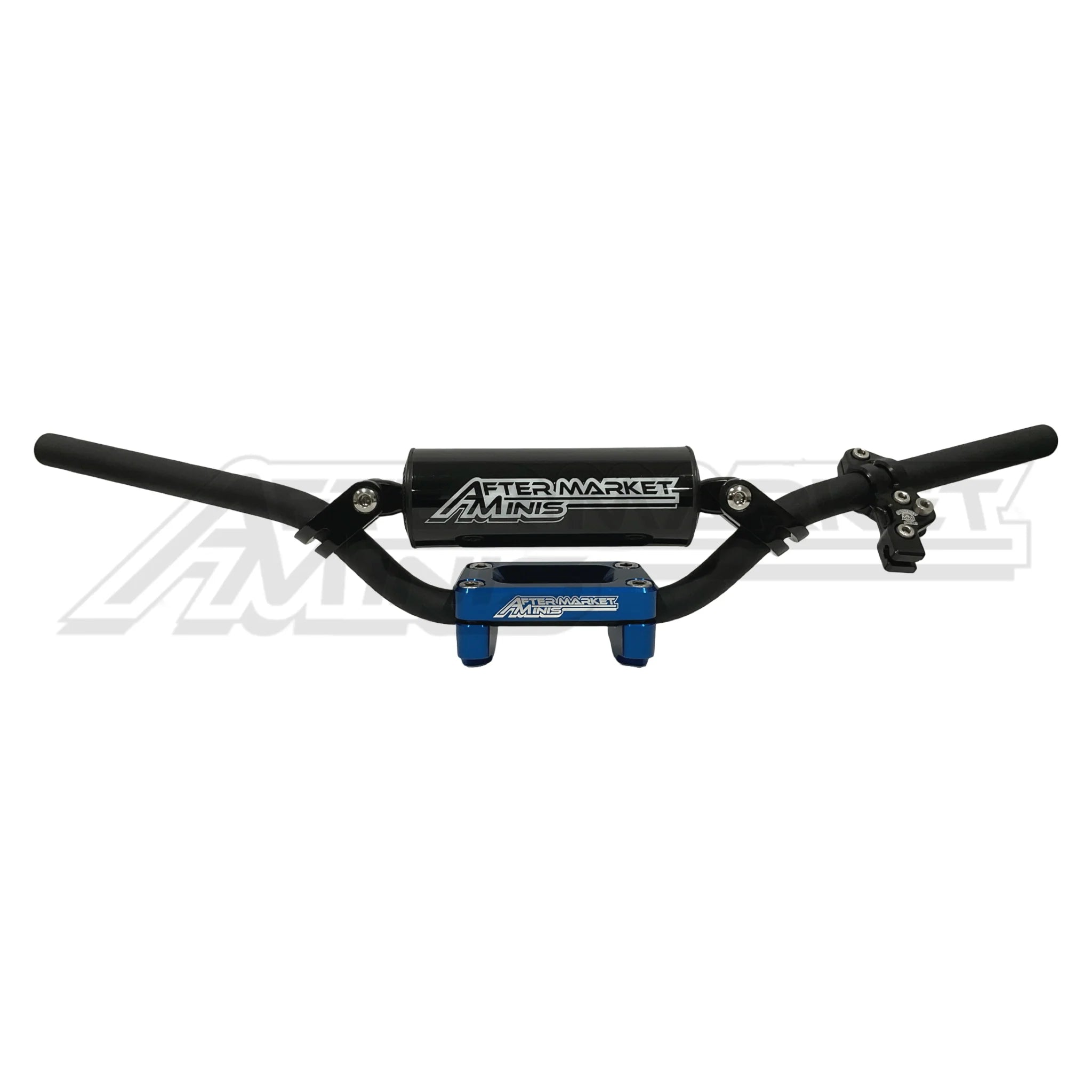 Aftermarket Minis - Yamaha PW50 Handlebar Kit Stock Blue Clamp