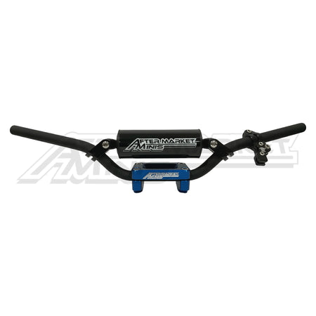Aftermarket Minis - Yamaha PW50 Handlebar Kit Stock Blue Clamp