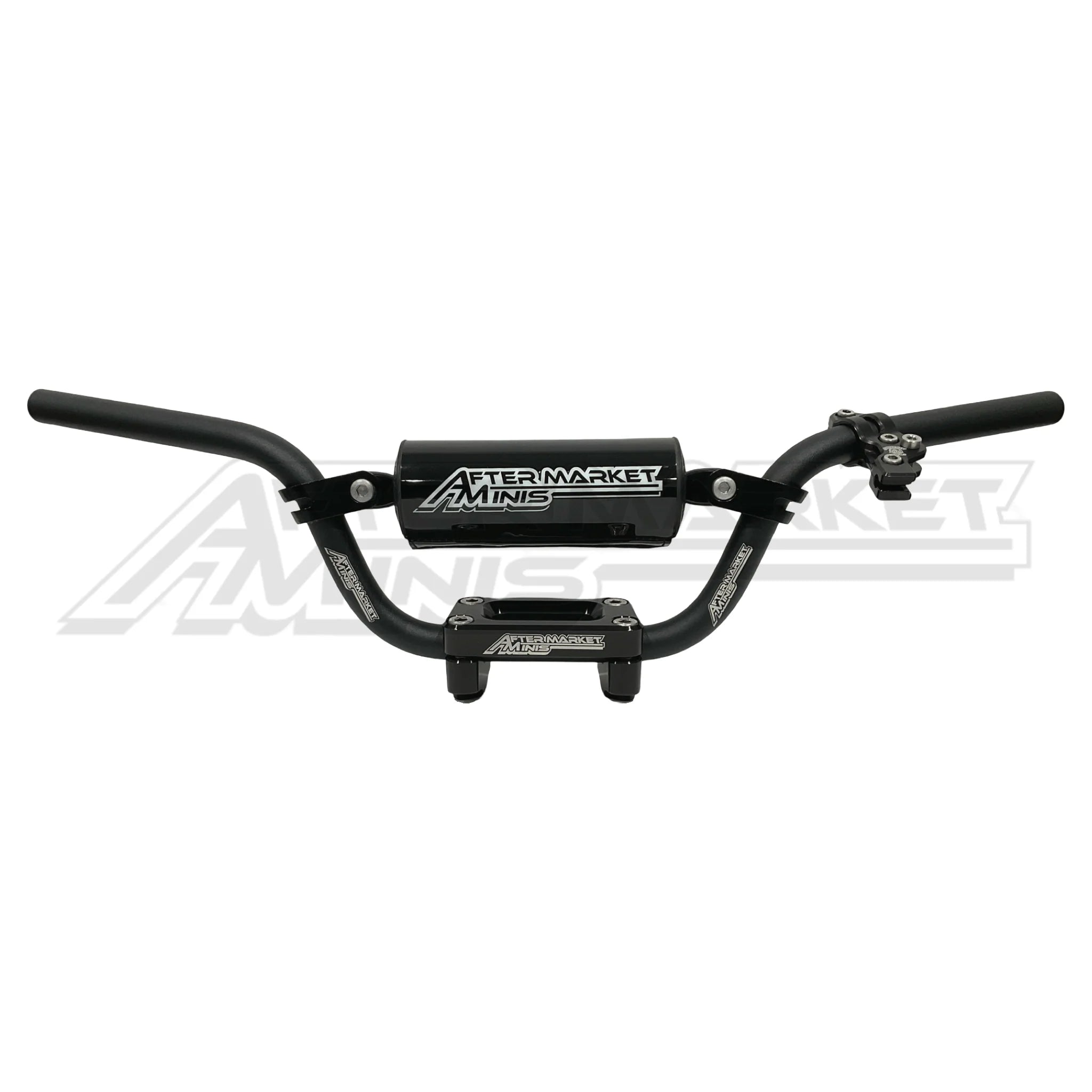 Aftermarket Minis - Yamaha PW50 Handlebar Kit Tall Black Clamp