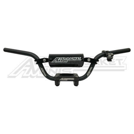 Aftermarket Minis - Yamaha PW50 Handlebar Kit Tall Black Clamp
