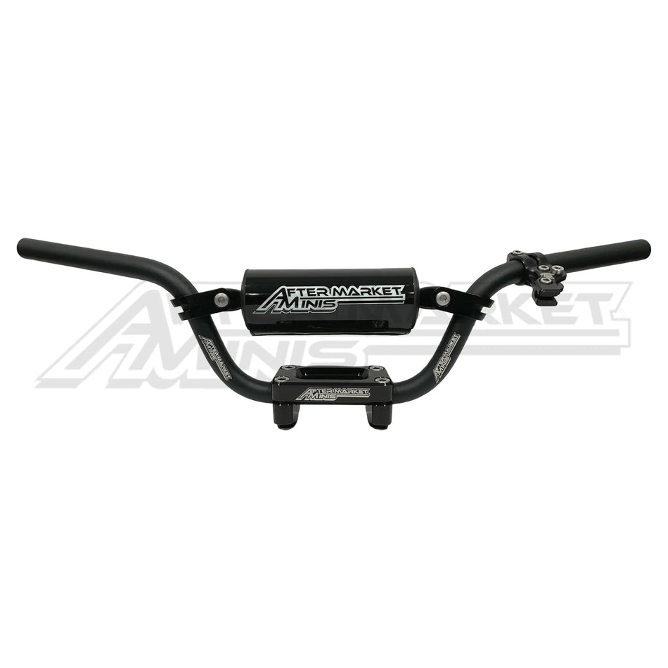 Aftermarket Minis - Yamaha PW50 Handlebar Kit Tall Black Clamp