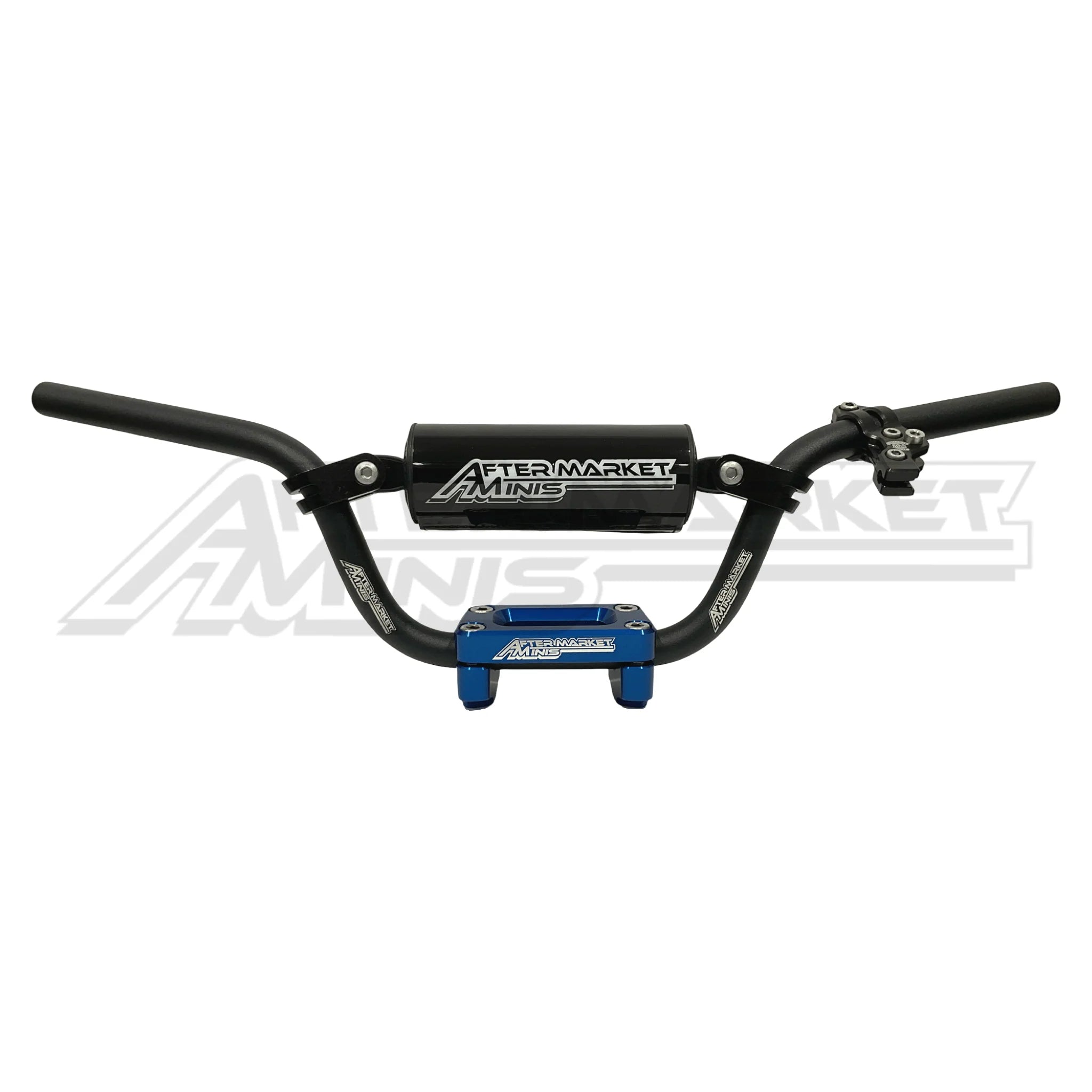 Aftermarket Minis - Yamaha PW50 Handlebar Kit Tall Blue Clamp