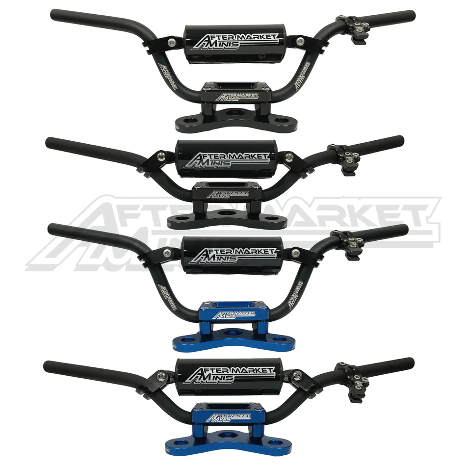 Aftermarket Minis - Yamaha PW50 Handlebar Kit w/ Adjustable Top Plate