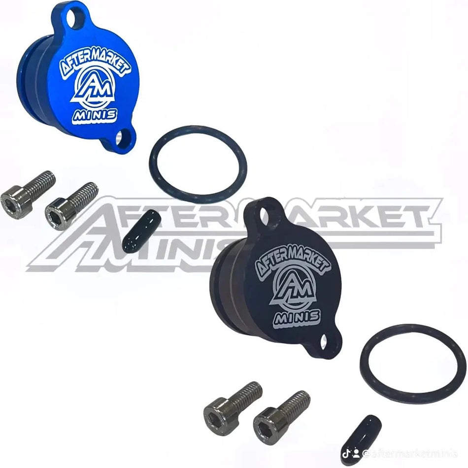 Aftermarket Minis - Yamaha PW50 Oil Pump Block Off Plug Black / Blue