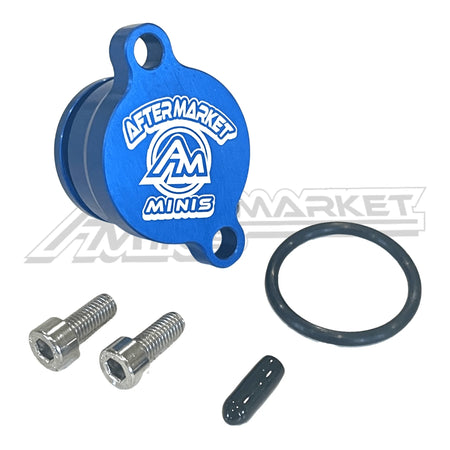 Aftermarket Minis - Yamaha PW50 Oil Pump Block Off Plug Blue