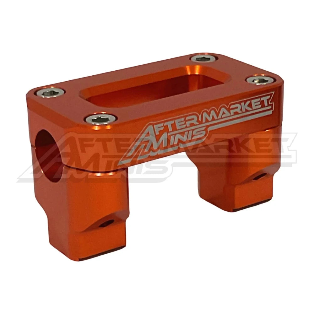 Aftermarket Minis 7/8" Billet Handlebar Mount - KTM / GASGAS / HUSQVARNA E3 E5 50-65cc  - Orange