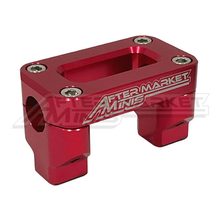 Aftermarket Minis 7/8" Billet Handlebar Mount - KTM / GASGAS / HUSQVARNA E3 E5 50-65cc  - Red