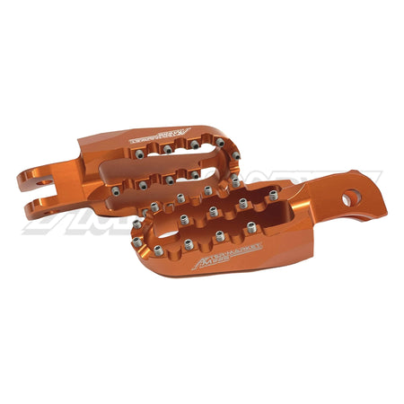 Aftermarket Minis GASGAS MC-E 2 (2024-2025) Billet Foot Pegs - Orange