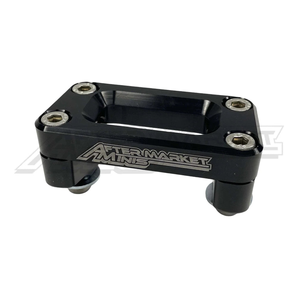 Aftermarket Minis Yamaha PW50 Billet Handlebar Mount -  Black Finish