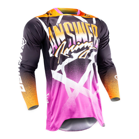 Answer Racing LE 50th Anniversary Elite Jersey Purple Black Orange Front