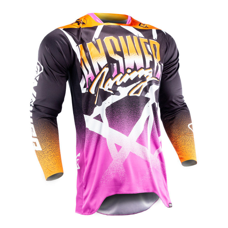 Answer Racing LE 50th Anniversary Elite Jersey Purple Black Orange Front
