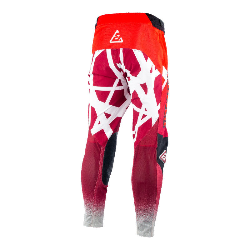 Answer Racing LE 50th Anniversary Elite Pants Dark Red Red White Back