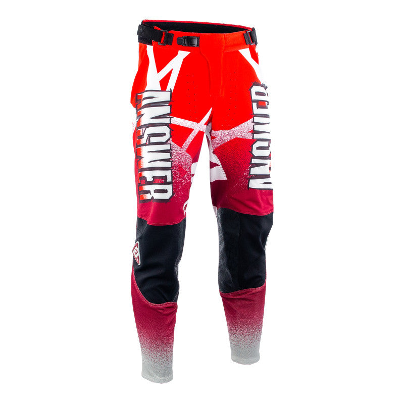 Answer Racing LE 50th Anniversary Elite Pants Dark Red Red White Front