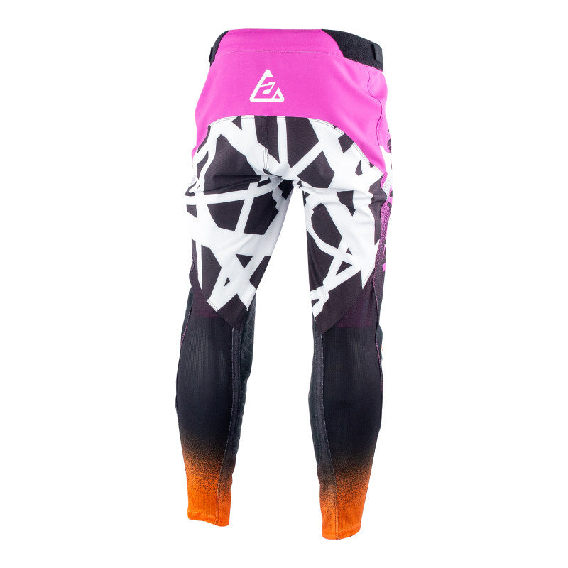 Answer Racing LE 50th Anniversary Elite Pants Purple Black Orange Back