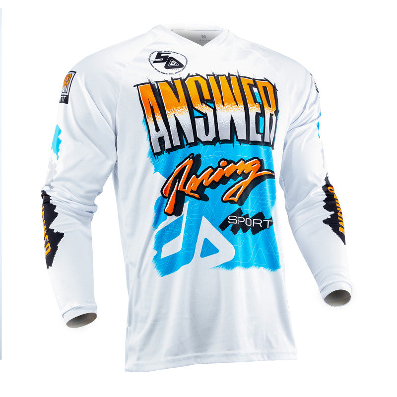 Answer Racing LE 50th Anniversary Syncron Jersey Blue White Red Front
