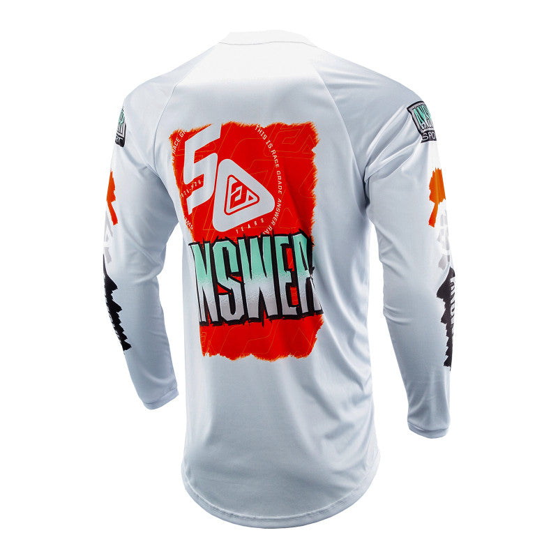 Answer Racing LE 50th Anniversary Syncron Jersey Red White Blue Back