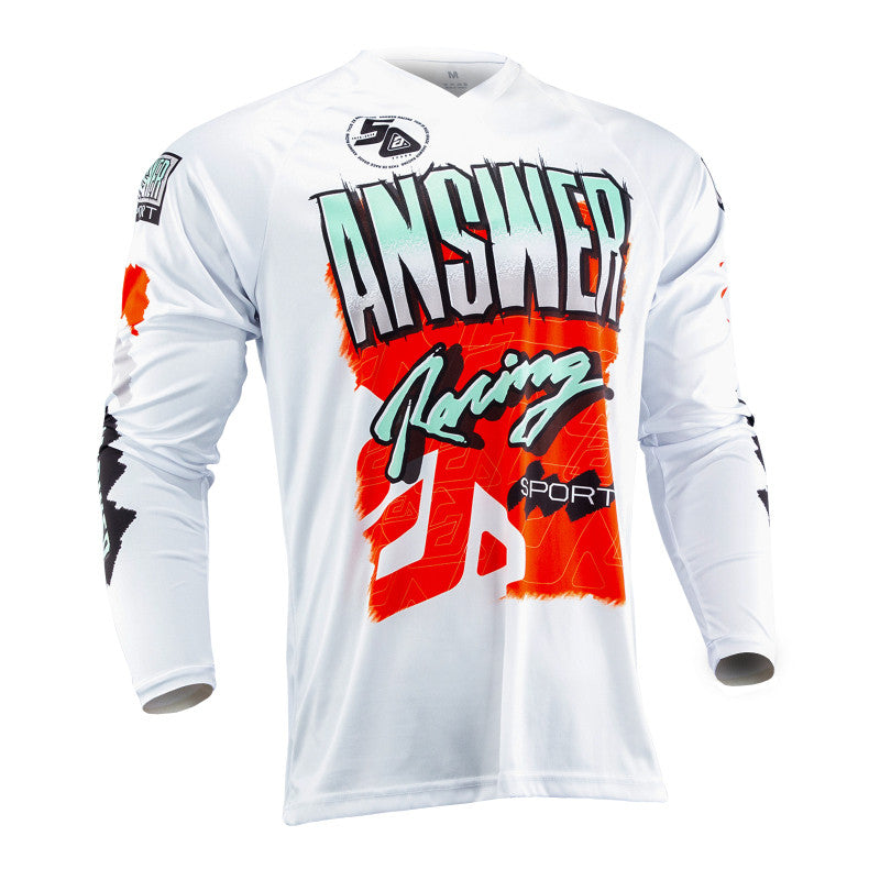 Answer Racing LE 50th Anniversary Syncron Jersey Red White Blue Front