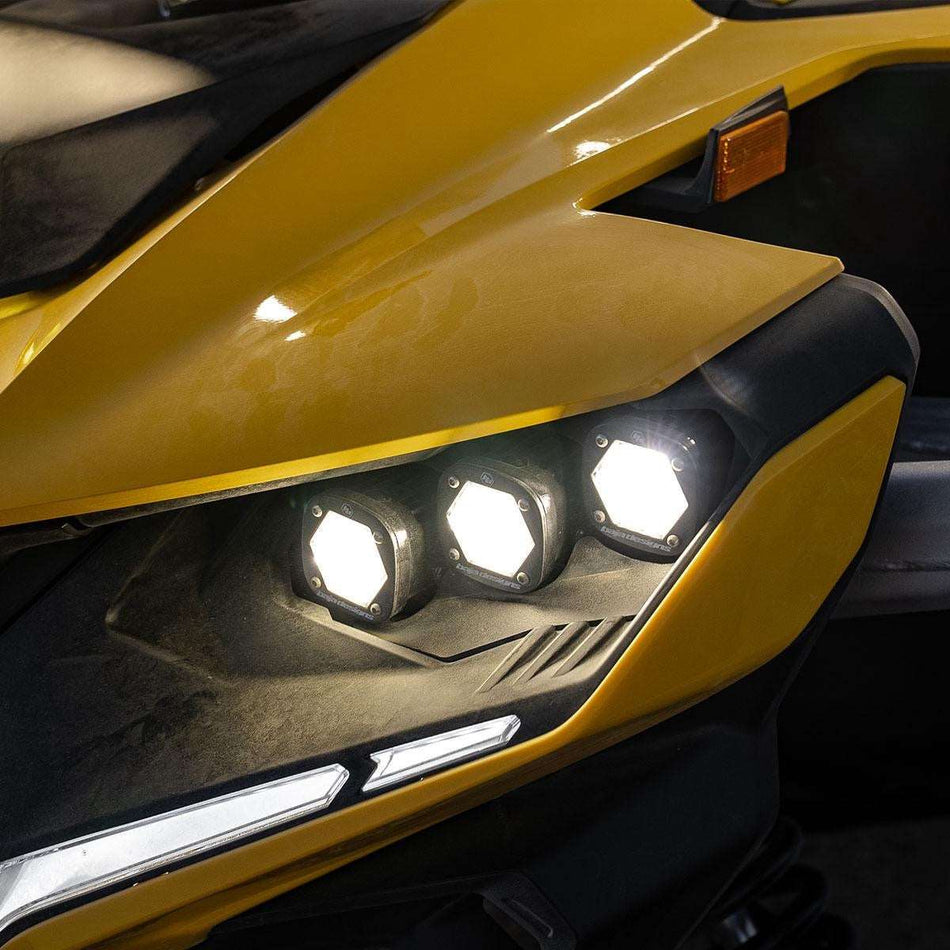 Baja Designs 2024 Can-Am Maverick R Triple S1 Unlimited Headlight Kit Night