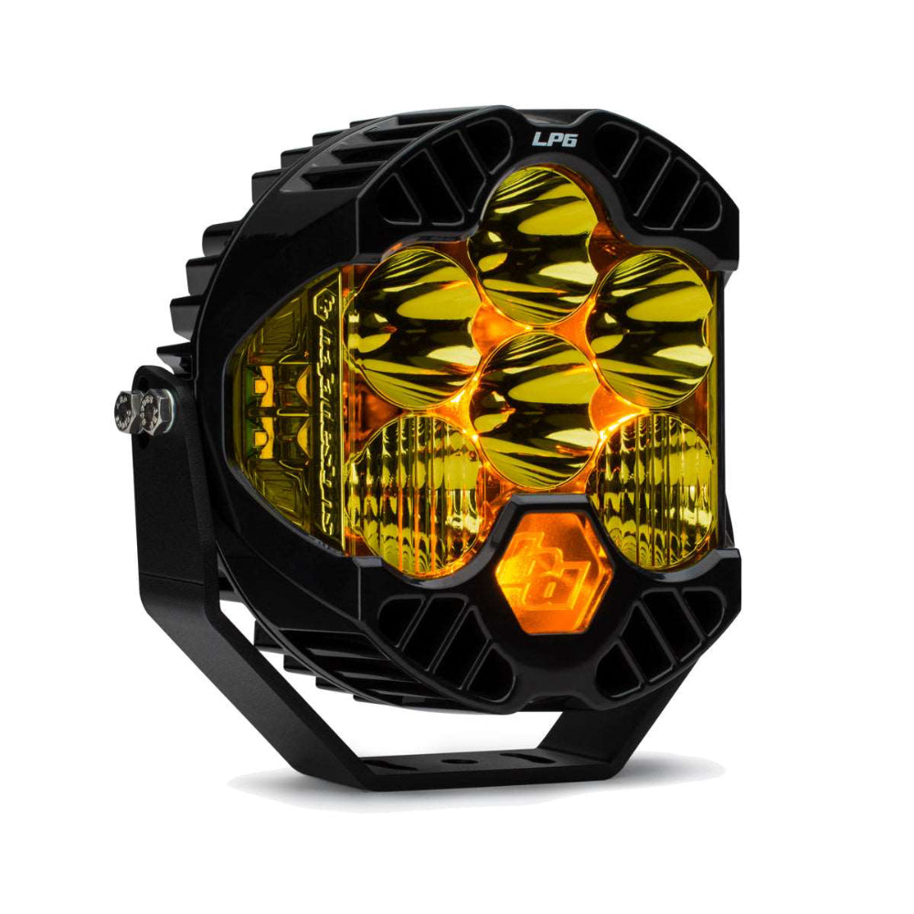Baja Designs LP6 Pro LED Auxiliary Light Pod - Pair - Driving/Combo, Amber