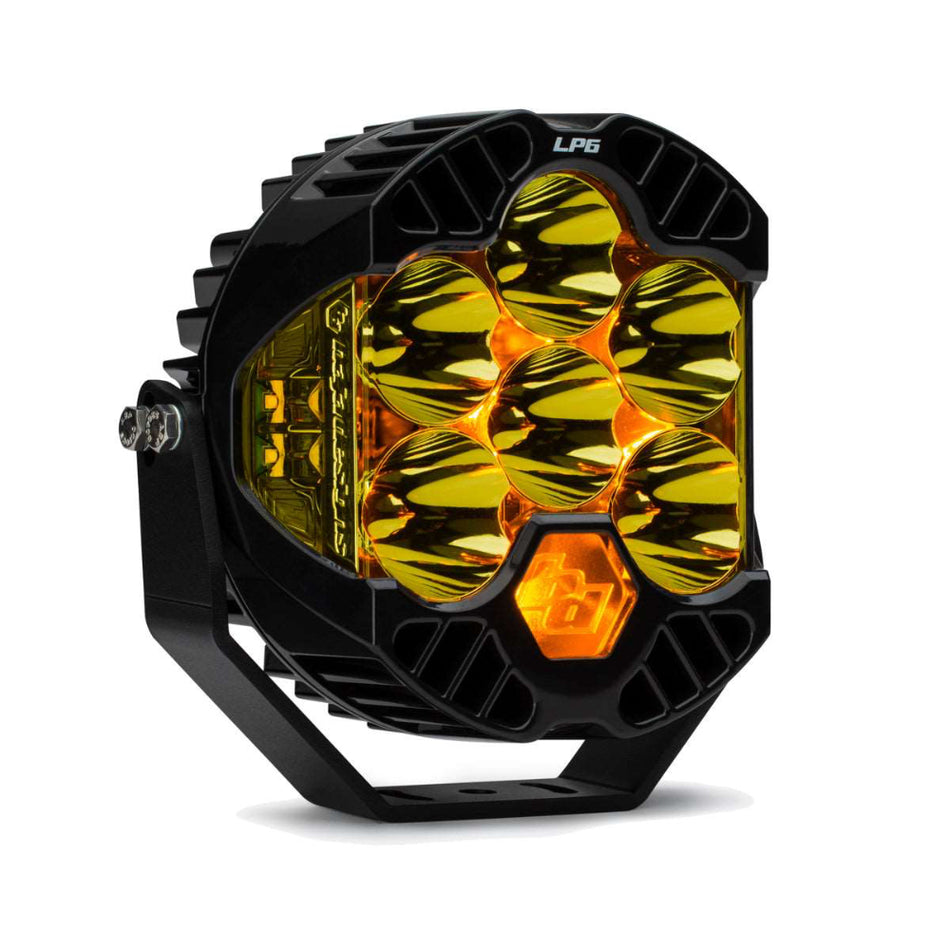 Baja Designs LP6 Pro LED Auxiliary Light Pod - Pair - Spot, Amber