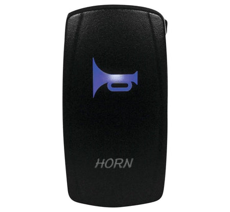 Blue LED Horn Rocker Switch (On/Off)