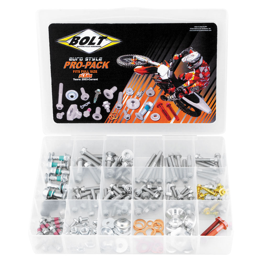 Bolt Pro Pack Bolt Kit - Euro Style (180 Piece)