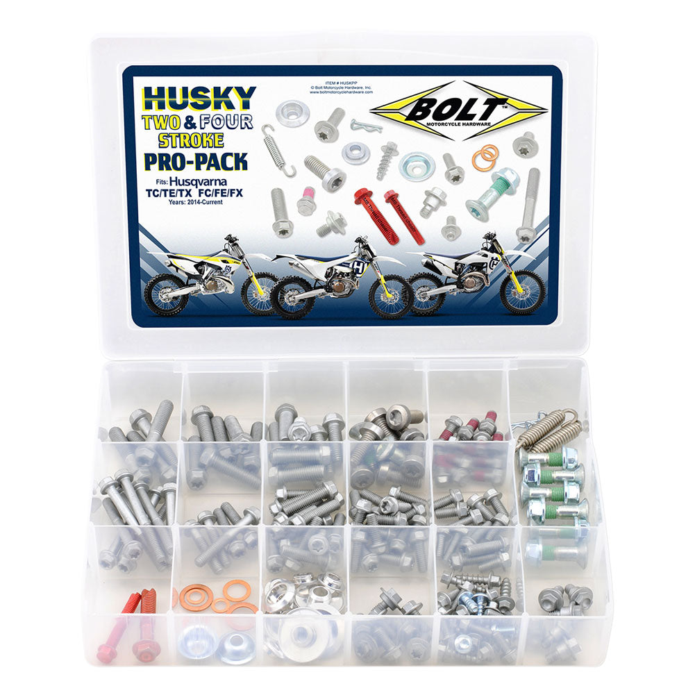 Bolt Pro Pack Bolt Kit - Husqvarna TC/TE/TX/FC/FE/FX