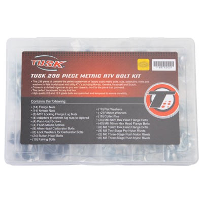 Tusk 236 Piece Metric ATV & UTV Bolt Kit