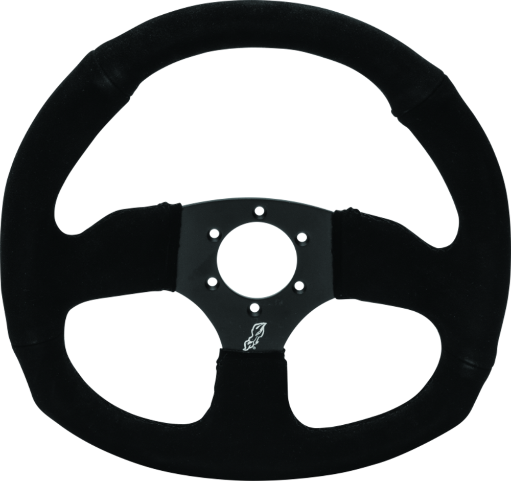 DragonFire D-Shaped Suede UTV Steering Wheel
