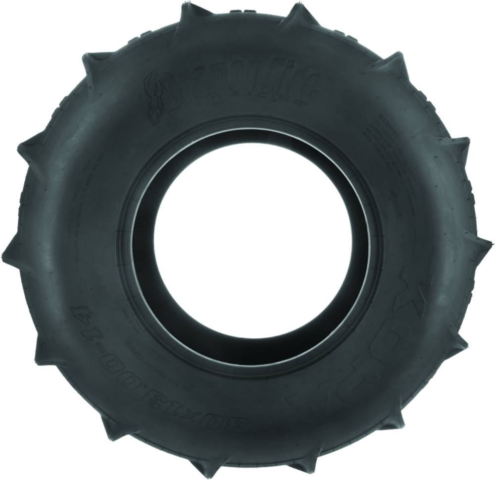 DragonFire Kopa UTV Paddle Tire - Rear (23mm Paddles) Profile View