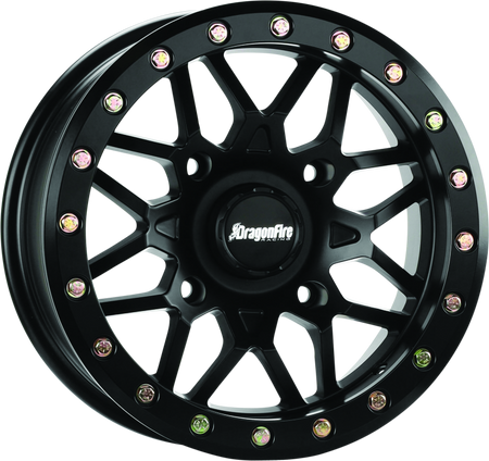 DragonFire Racing Typhon Beadlock UTV Wheels - Black