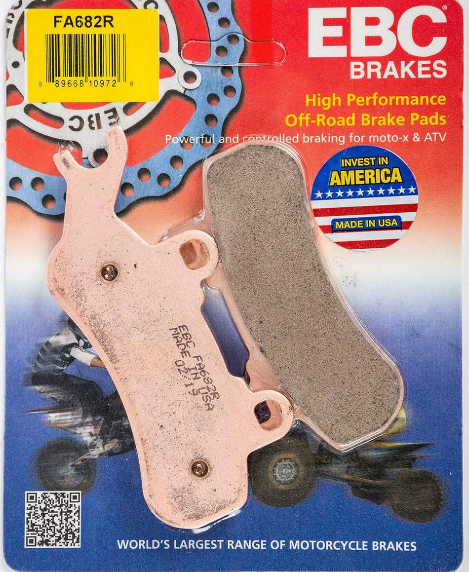 Can-Am Defender EBC Sintered “R” Series Brake Pads FA682R