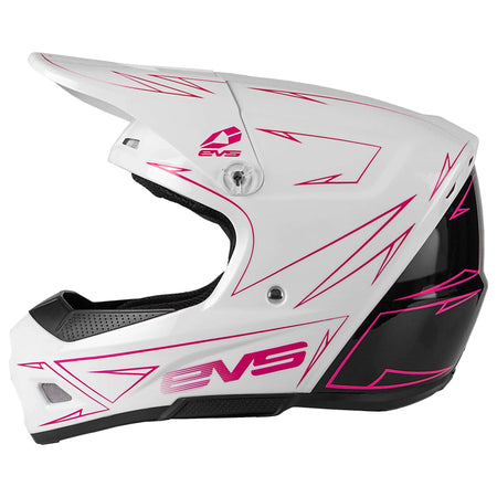 EVS - T3 Youth Helmet | 50/FIFTY White/Pink