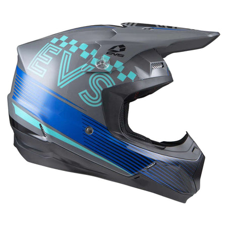 EVS - T5 Helmet | Torino Grey/Blue