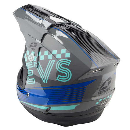 EVS - T5 Helmet | Torino Grey/Blue 2