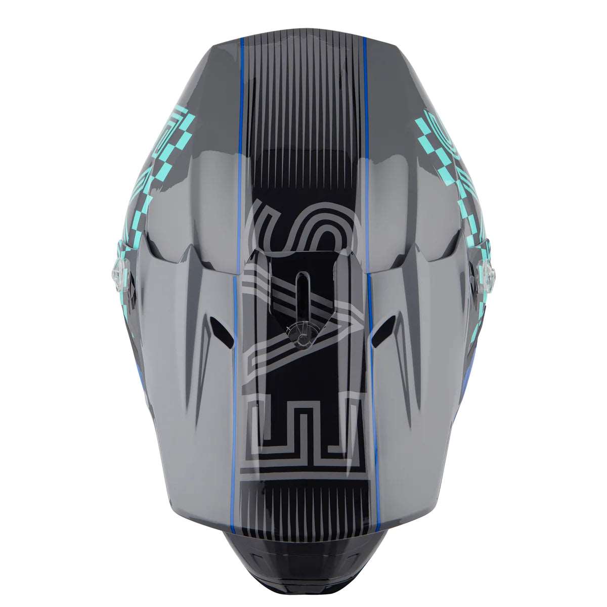 EVS - T5 Helmet | Torino Grey/Blue 3