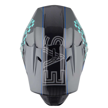 EVS - T5 Helmet | Torino Grey/Blue 3