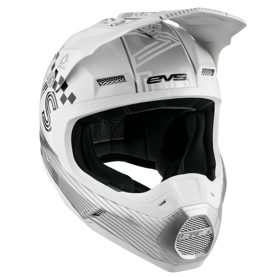 EVS - T5 Helmet | Torino White 2
