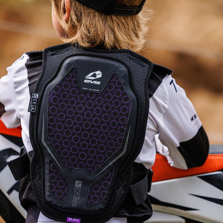 EVS Evolution Youth Chest Protector Visual Backside