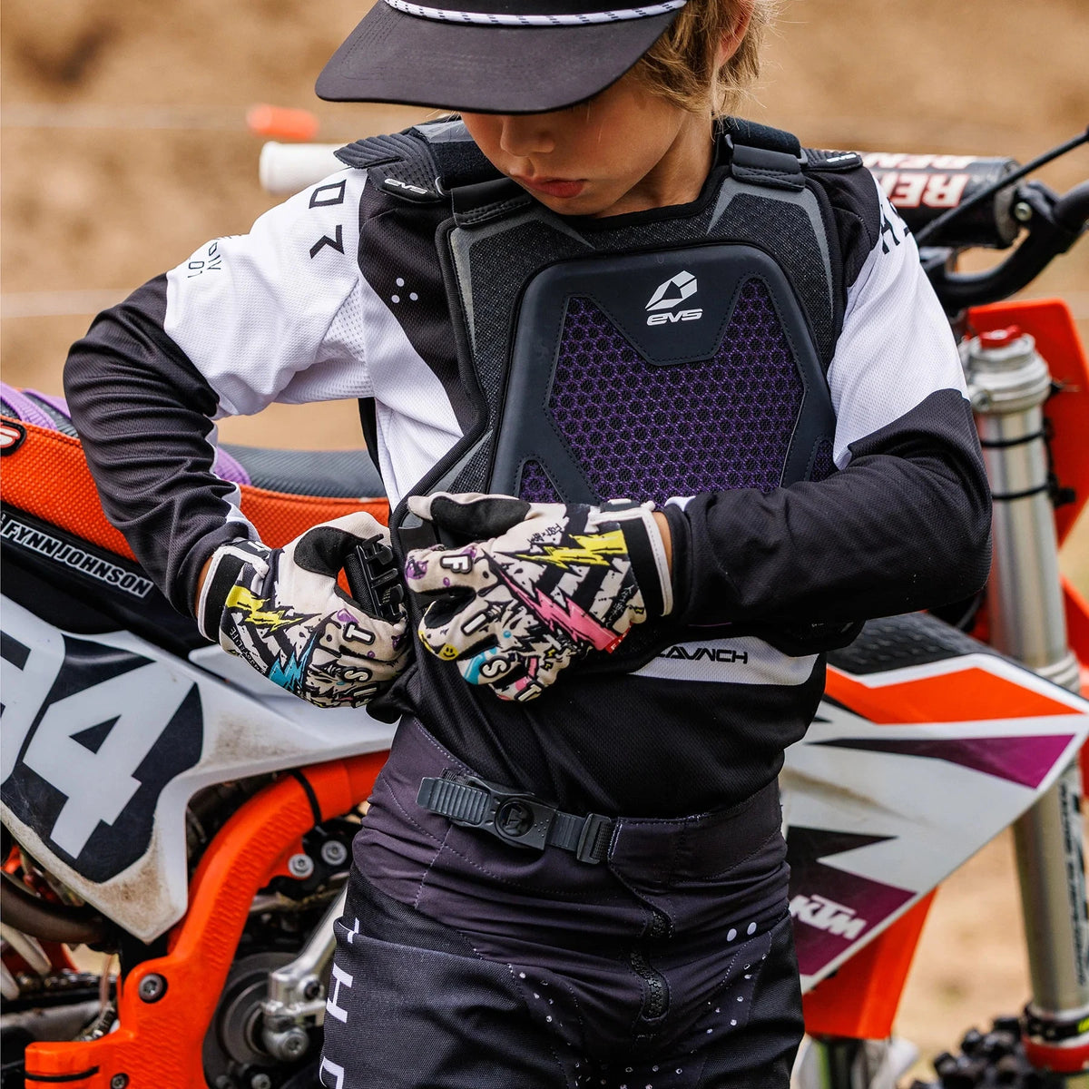 EVS Evolution Youth Chest Protector Visual Front