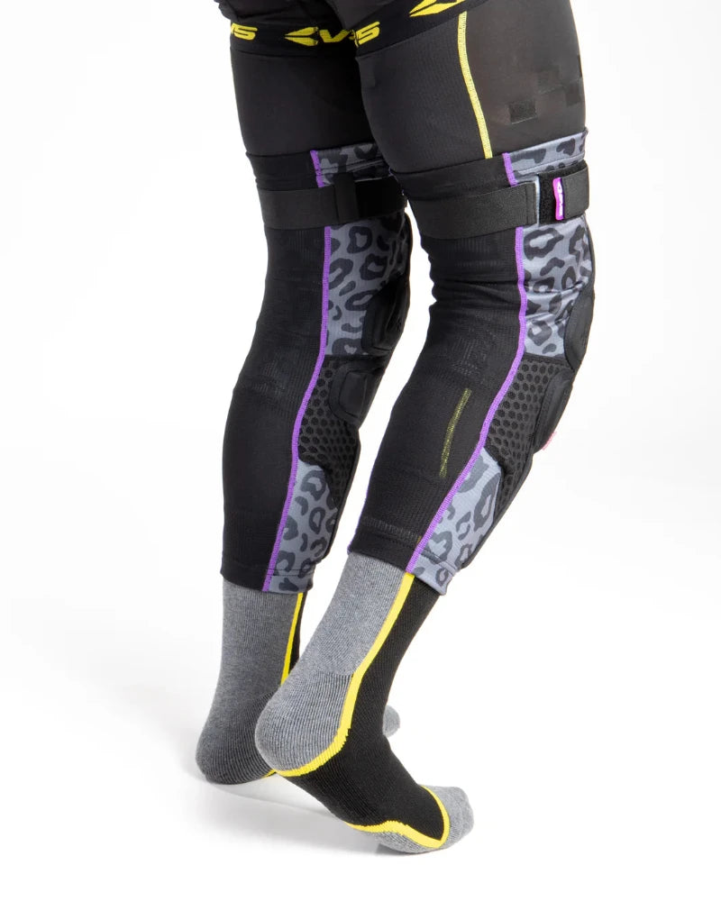 EVS Slayco96 Ghost Leopard Knee Guards Rear View