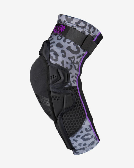 EVS Slayco96 Ghost Leopard Knee Guards Side View