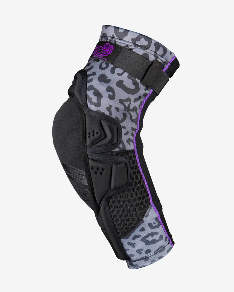 EVS Slayco96 Ghost Leopard Knee Guards Side View