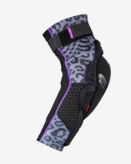 EVS Slayco96 Ghost Leopard Knee Guards Side View 2