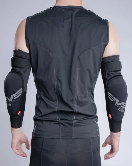 EVS TP199 Blackout Elbow Guards Model 2