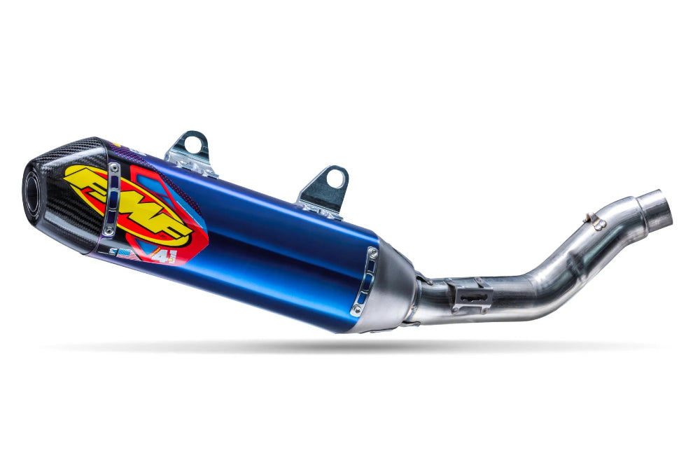 FMFチタニウム マフラー XR250 FMF 4.1 RCT Titanium Slip-On for Triumph TF 250-X – Red Plate