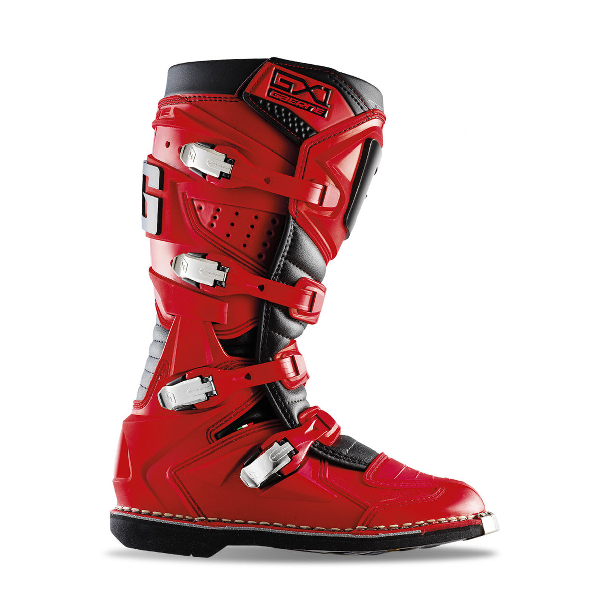 Gaerne GX1 Motocross Boots Red Black