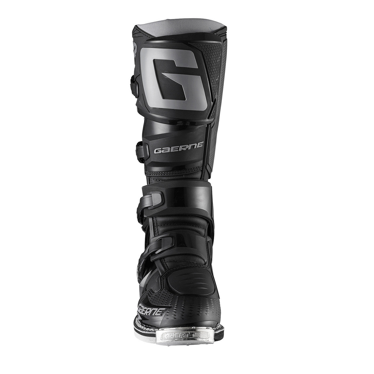 Gaerne SG12 Motocross Boots - Black Front View